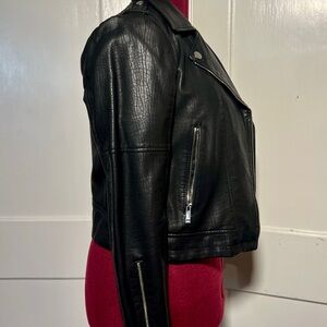 Vigoss Women's Vegan Leather Moto Jacket